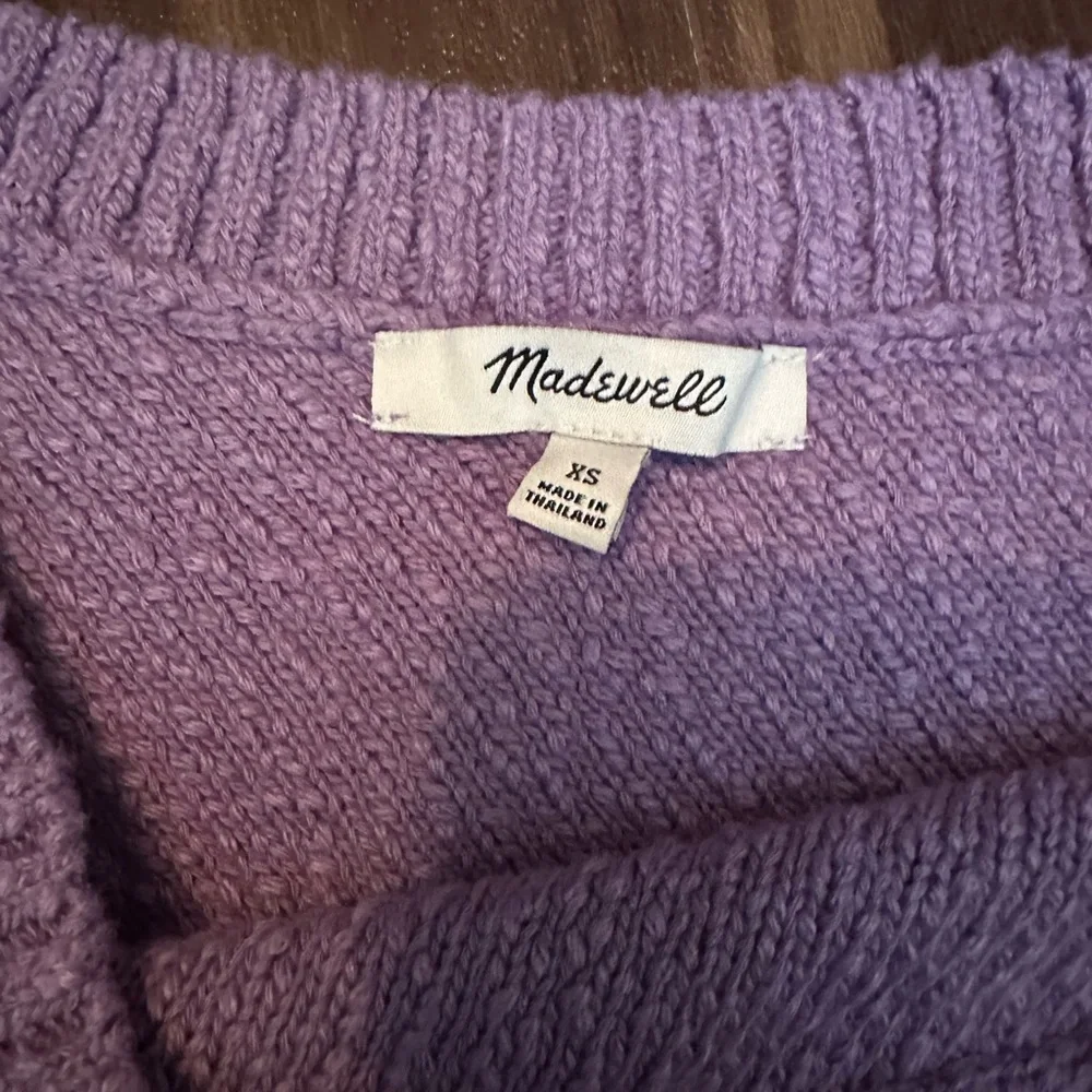 NEW Madewell Quinn one shoulder tank in purple - Picture 3 of 3